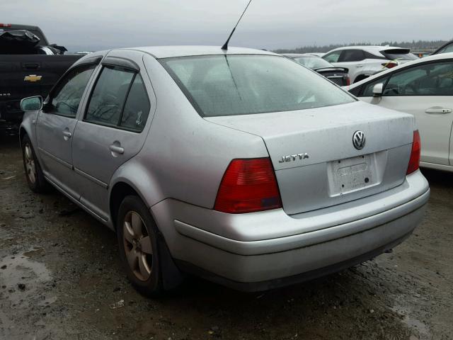 3VWSK69M93M079517 - 2003 VOLKSWAGEN JETTA GLS SILVER photo 3