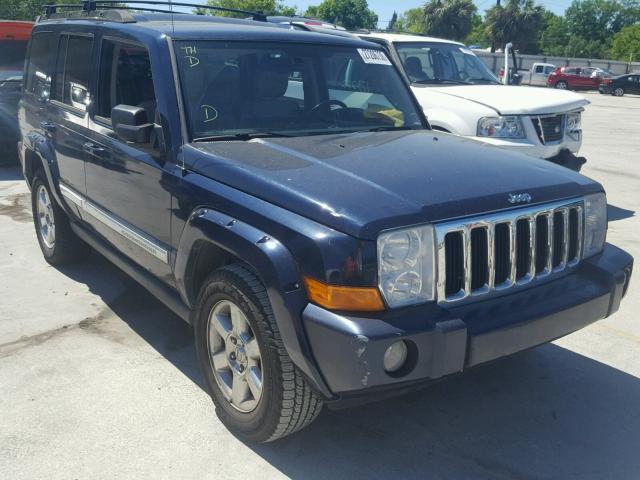 1J8HH58NX6C144423 - 2006 JEEP COMMANDER BLUE photo 1