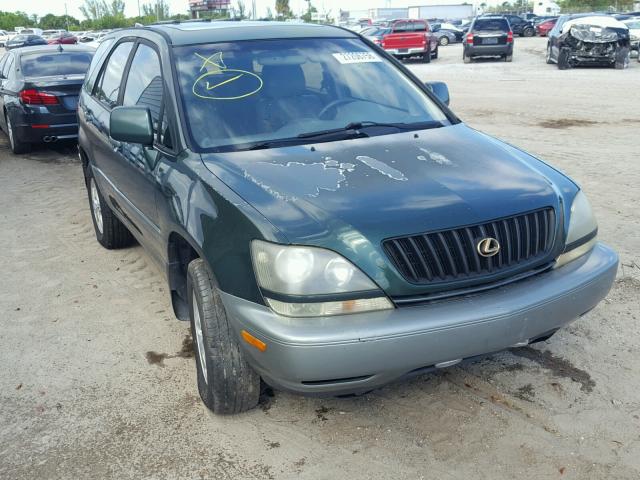 JT6GF10U9X0018780 - 1999 LEXUS RX 300 GREEN photo 1