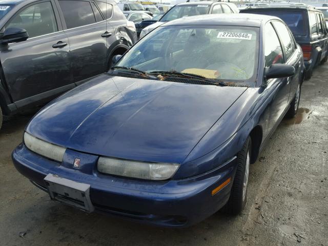 1G8ZJ5279XZ338394 - 1999 SATURN SL2 BLUE photo 2