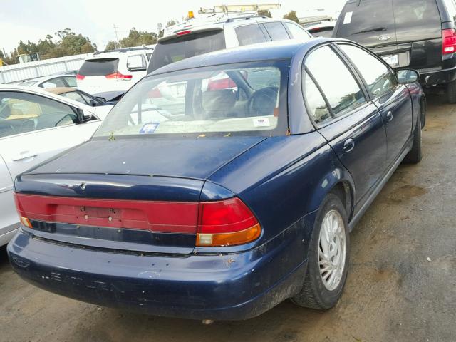 1G8ZJ5279XZ338394 - 1999 SATURN SL2 BLUE photo 4