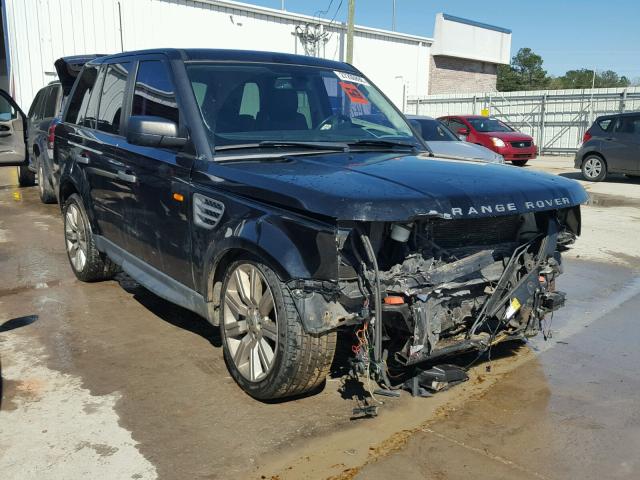 SALSH23468A135719 - 2008 LAND ROVER RANGE ROVE BLACK photo 1