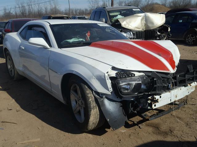 2G1FB1E31C9131907 - 2012 CHEVROLET CAMARO LT WHITE photo 1