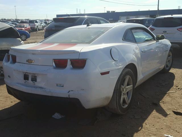 2G1FB1E31C9131907 - 2012 CHEVROLET CAMARO LT WHITE photo 4