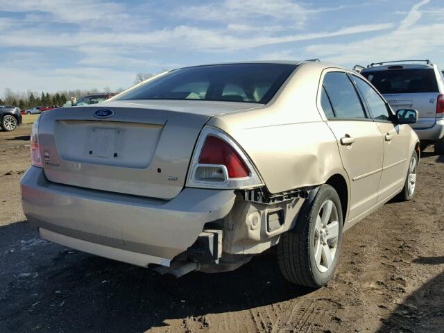 3FAFP07Z76R185155 - 2006 FORD FUSION SE GOLD photo 4