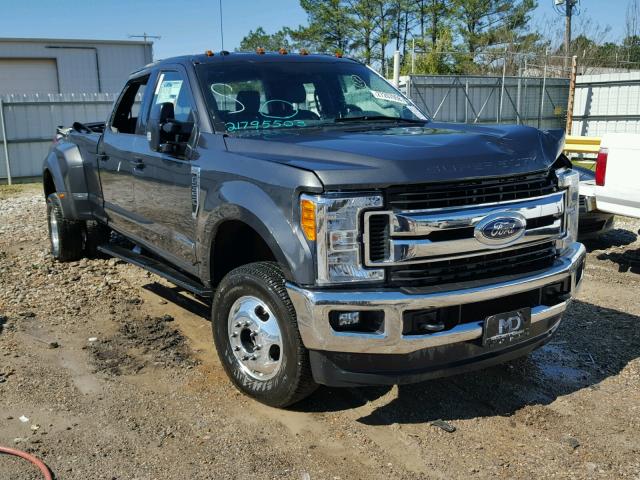 1FT8W3DT8HEB32803 - 2017 FORD F350 SUPER GRAY photo 1