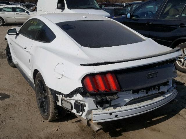 1FA6P8CF4H5207709 - 2017 FORD MUSTANG GT WHITE photo 3