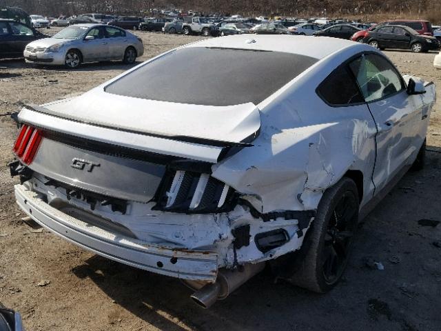 1FA6P8CF4H5207709 - 2017 FORD MUSTANG GT WHITE photo 4