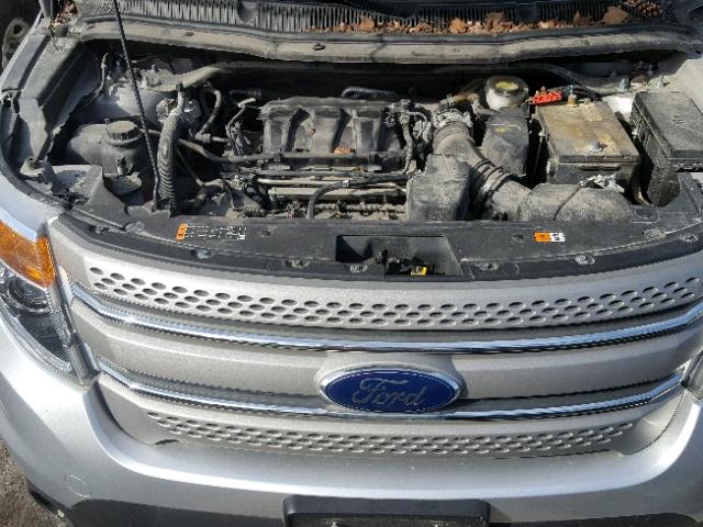 1FM5K8B86FGC44071 - 2015 FORD EXPLORER SILVER photo 7