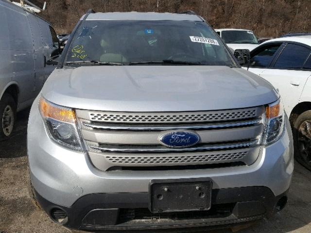 1FM5K8B86FGC44071 - 2015 FORD EXPLORER SILVER photo 9