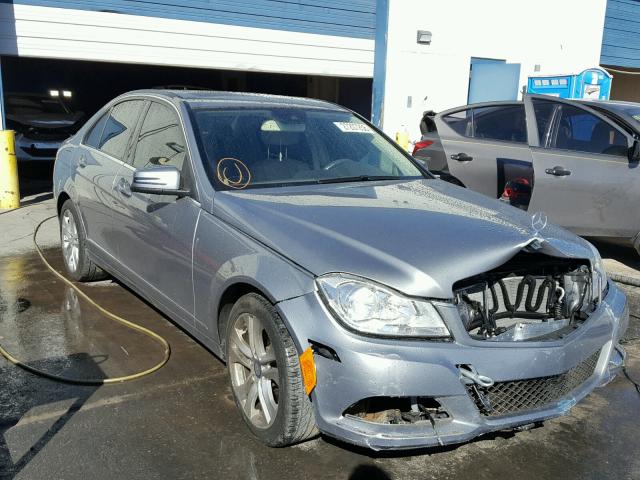 WDDGF8AB0EA953066 - 2014 MERCEDES-BENZ C 300 4MAT GRAY photo 1