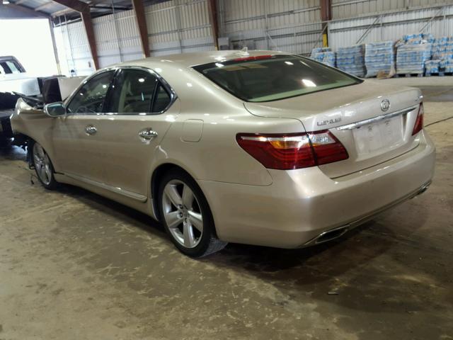 JTHBL5EF9A5097972 - 2010 LEXUS LS 460 TAN photo 3