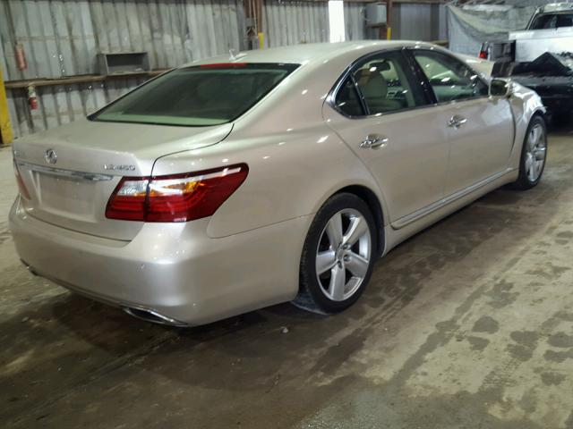 JTHBL5EF9A5097972 - 2010 LEXUS LS 460 TAN photo 4