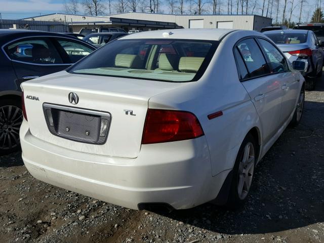 19UUA662X5A022665 - 2005 ACURA TL WHITE photo 4