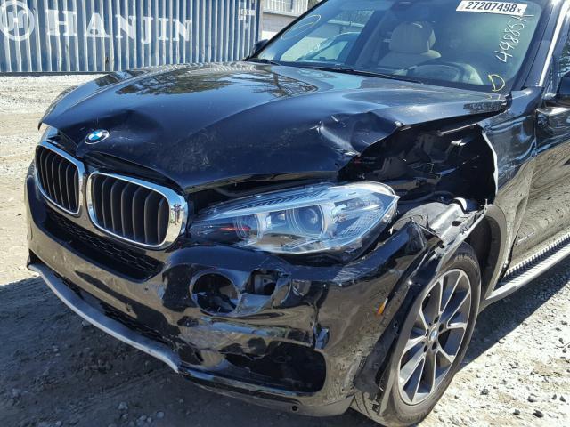 5UXKR2C50F0H37369 - 2015 BMW X5 SDRIVE3 BLACK photo 9