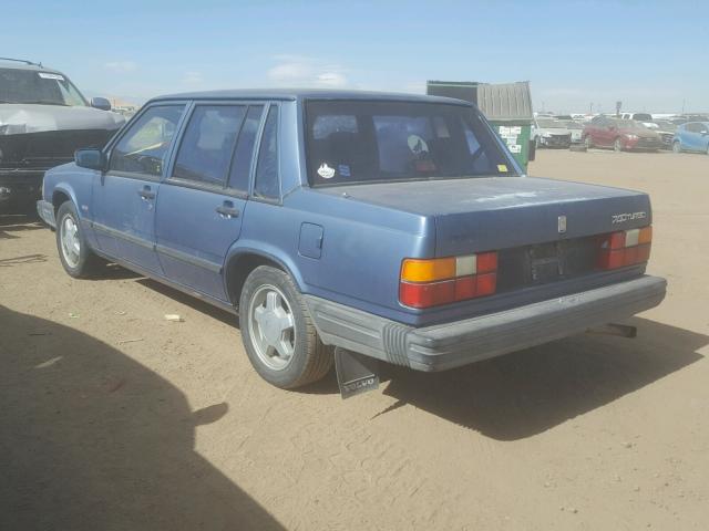 YV1FA8745J1218715 - 1988 VOLVO 740 GLE BLUE photo 3