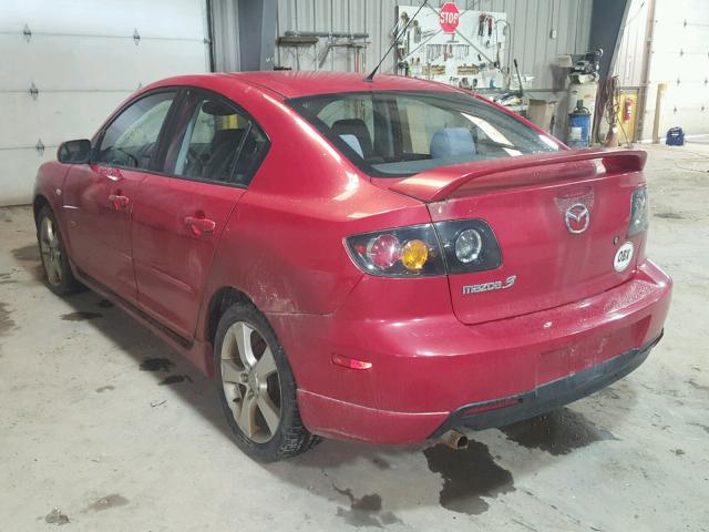 JM1BK123341203058 - 2004 MAZDA 3 S RED photo 3