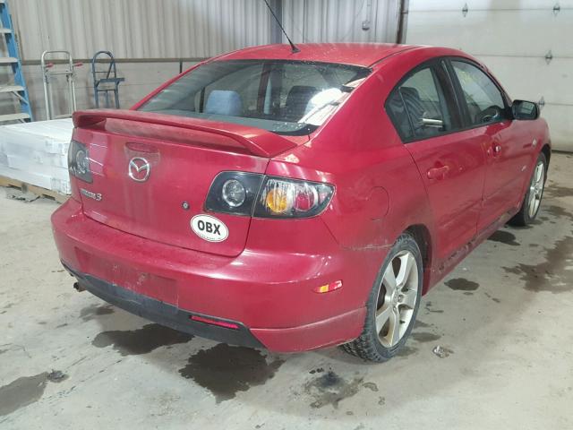 JM1BK123341203058 - 2004 MAZDA 3 S RED photo 4