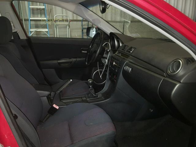 JM1BK123341203058 - 2004 MAZDA 3 S RED photo 5