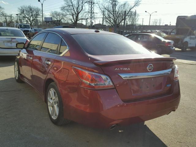 1N4AL3APXDN421103 - 2013 NISSAN ALTIMA 2.5 RED photo 3