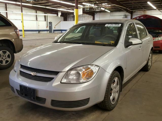 1G1AL58F277208862 - 2007 CHEVROLET COBALT LT SILVER photo 2