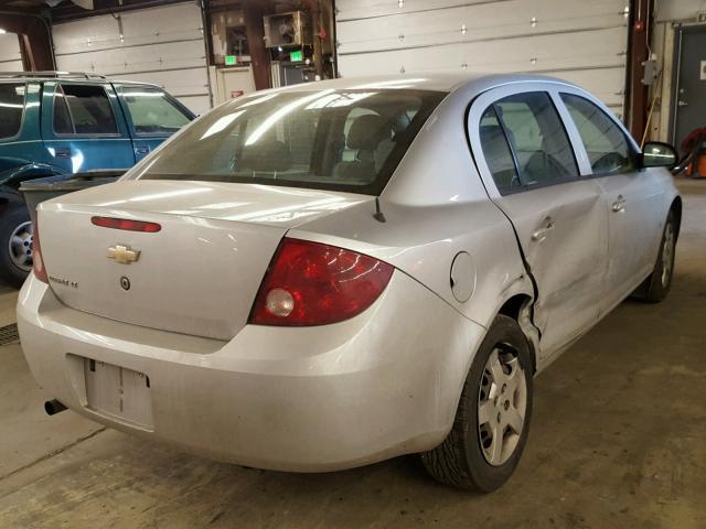 1G1AL58F277208862 - 2007 CHEVROLET COBALT LT SILVER photo 4