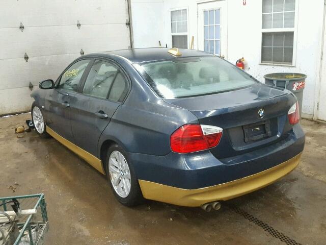 WBAVB17516NK40156 - 2006 BMW 325 I AUTO BLUE photo 3