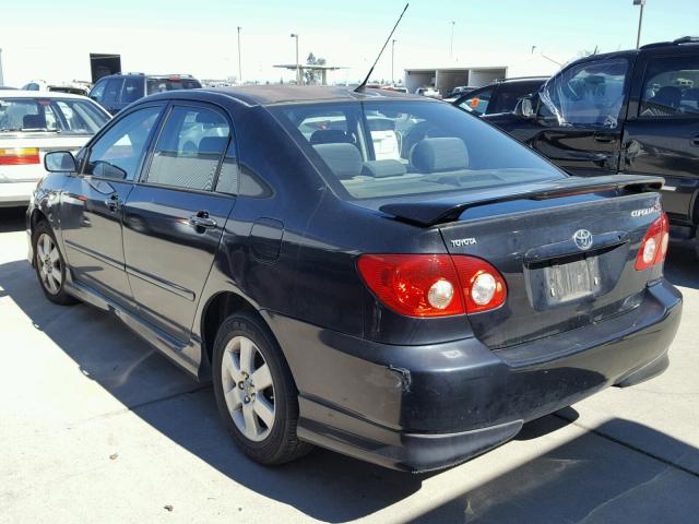 1NXBR32E76Z636386 - 2006 TOYOTA COROLLA CE BLACK photo 3