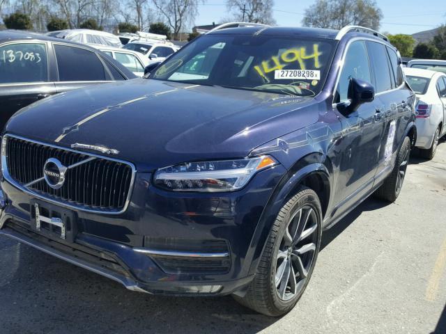 YV4A22PK2G1031494 - 2016 VOLVO XC90 T6 BLACK photo 2