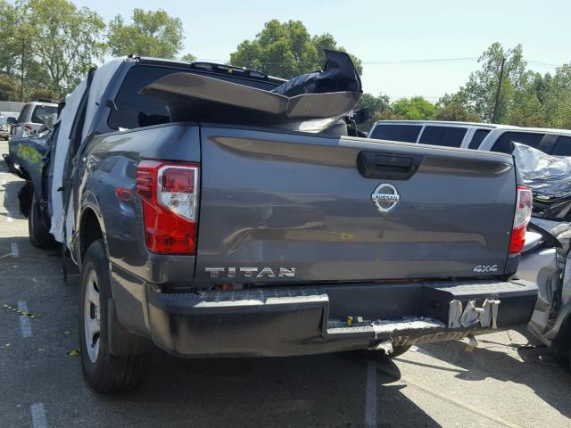 1N6AA1EJ4HN513532 - 2017 NISSAN TITAN S GRAY photo 3