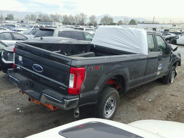 1FT7X2B60HEB24680 - 2017 FORD F250 SUPER GRAY photo 4