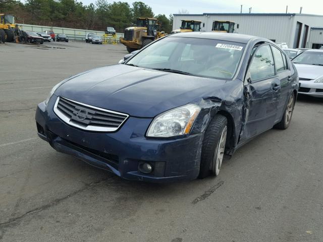 1N4BA41E67C811758 - 2007 NISSAN MAXIMA SE BLUE photo 2