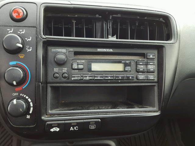 1HGEJ8247YL007637 - 2000 HONDA CIVIC EX შავი ფოტო 9