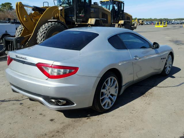 ZAMGJ45A290043025 - 2009 MASERATI GRANTURISM SILVER photo 4