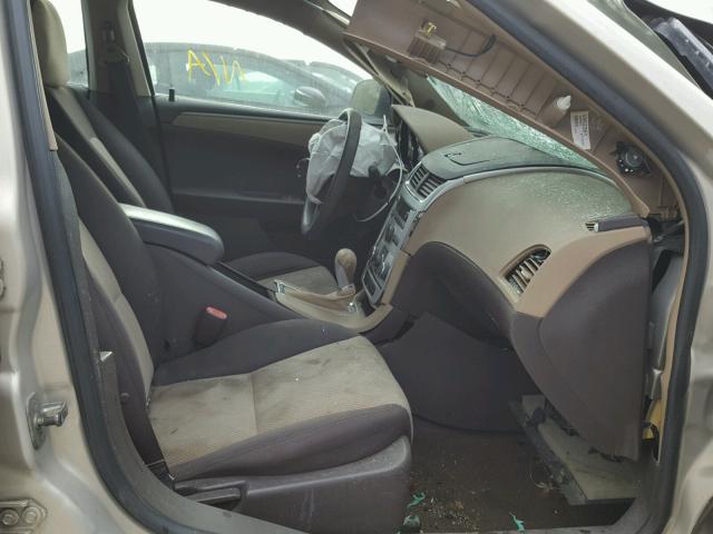 1G1ZG57B494107476 - 2009 CHEVROLET MALIBU LS თაფლისფერი ფოტო 5