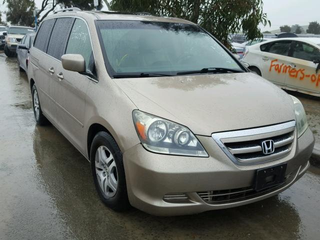 5FNRL38786B069921 - 2006 HONDA ODYSSEY EX GOLD photo 1