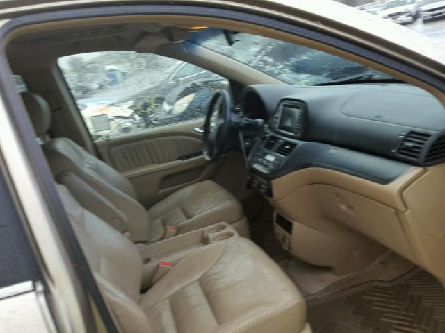 5FNRL38786B069921 - 2006 HONDA ODYSSEY EX GOLD photo 5