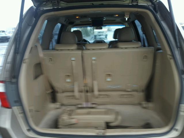 5FNRL38786B069921 - 2006 HONDA ODYSSEY EX GOLD photo 9