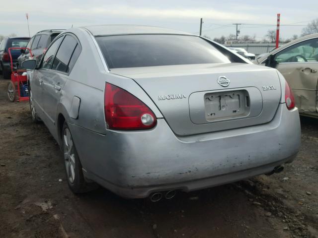 1N4BA41EX4C851191 - 2004 NISSAN MAXIMA SE SILVER photo 3