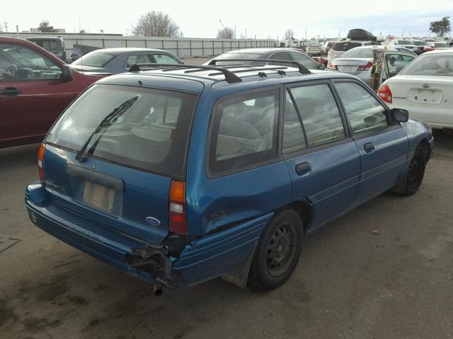 3FAPP15J8PR136684 - 1993 FORD ESCORT LX GREEN photo 4