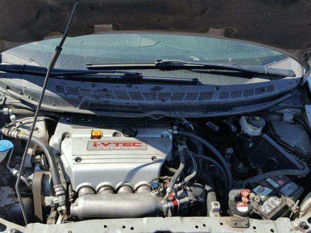 2HGFA55599H700814 - 2009 HONDA CIVIC SI SILVER photo 7