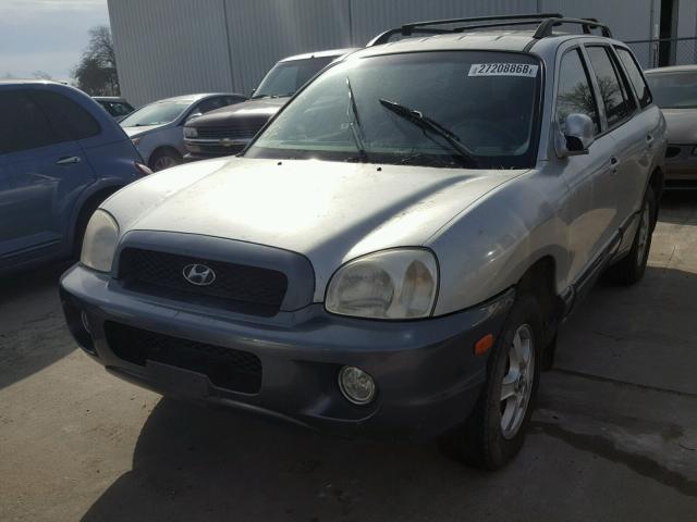 KM8SC73D32U179066 - 2002 HYUNDAI SANTA FE G SILVER photo 2