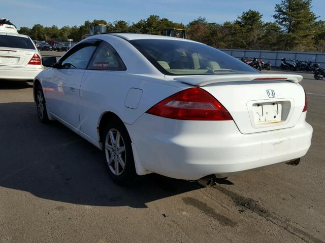 1HGCM82673A001244 - 2003 HONDA ACCORD EX WHITE photo 3