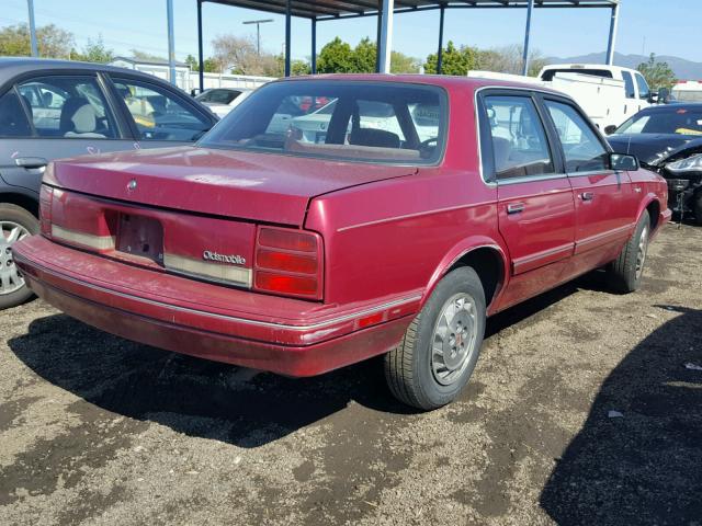 1G3AJ55M8T6337673 - 1996 OLDSMOBILE CIERA SL RED photo 4