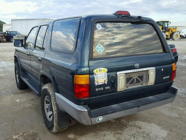 JT3VN29V4S0063949 - 1995 TOYOTA 4RUNNER VN GREEN photo 3