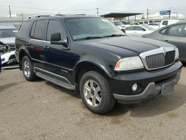 5LMEU78H93ZJ24676 - 2003 LINCOLN AVIATOR BLACK photo 1