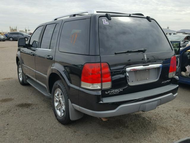 5LMEU78H93ZJ24676 - 2003 LINCOLN AVIATOR BLACK photo 3