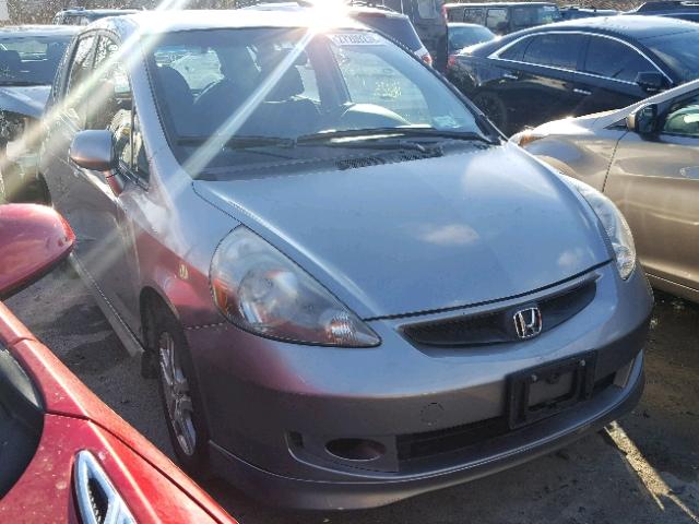 JHMGD37688S003113 - 2008 HONDA FIT SPORT SILVER photo 1