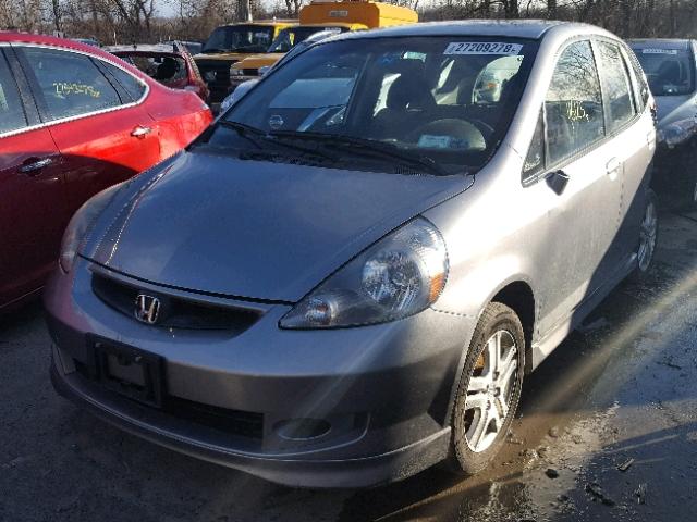 JHMGD37688S003113 - 2008 HONDA FIT SPORT SILVER photo 2