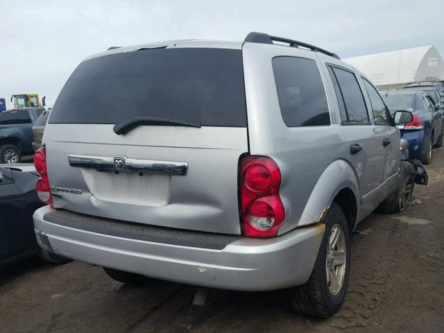 1D4HB48N55F558468 - 2005 DODGE DURANGO SL SILVER photo 4